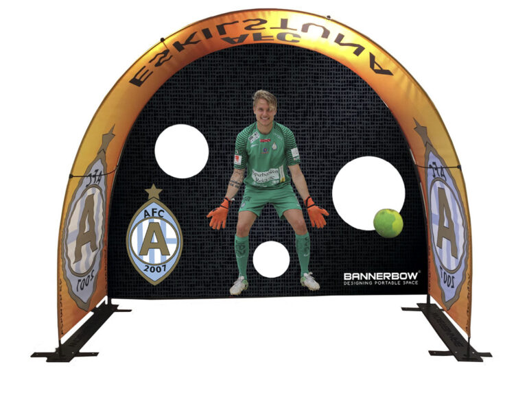 Small Event Arch with Backdrop. Cut outs for fun activities