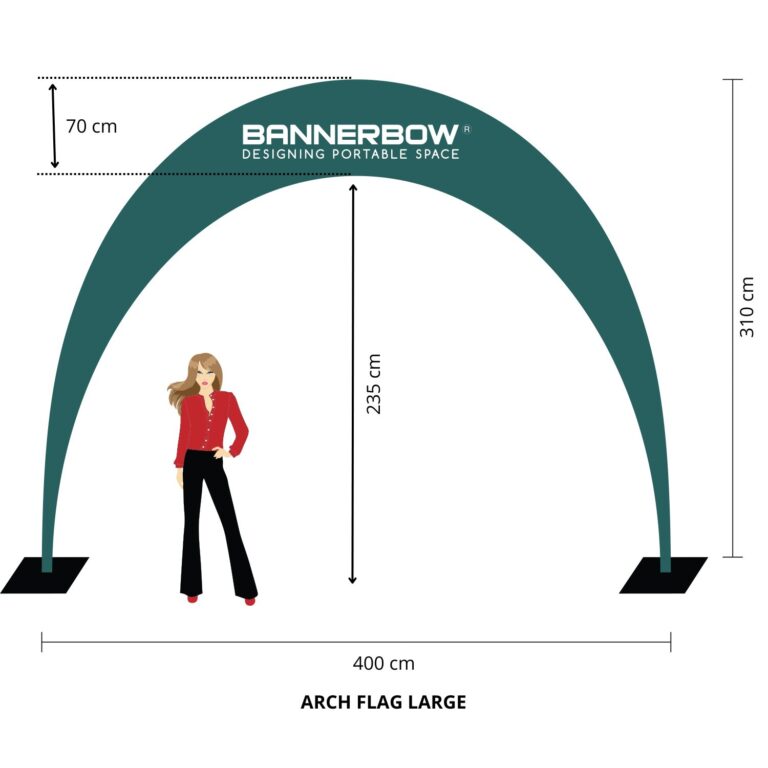 Bannerbow Arch Flag L Size