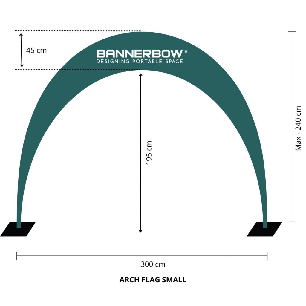 Arch Flag Små Storlekar