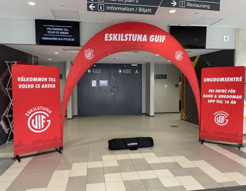 Arch Flag & 2 x Banner Wall Guif